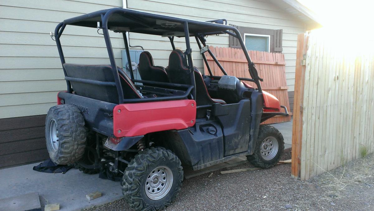 2009 Honda big red utv #4