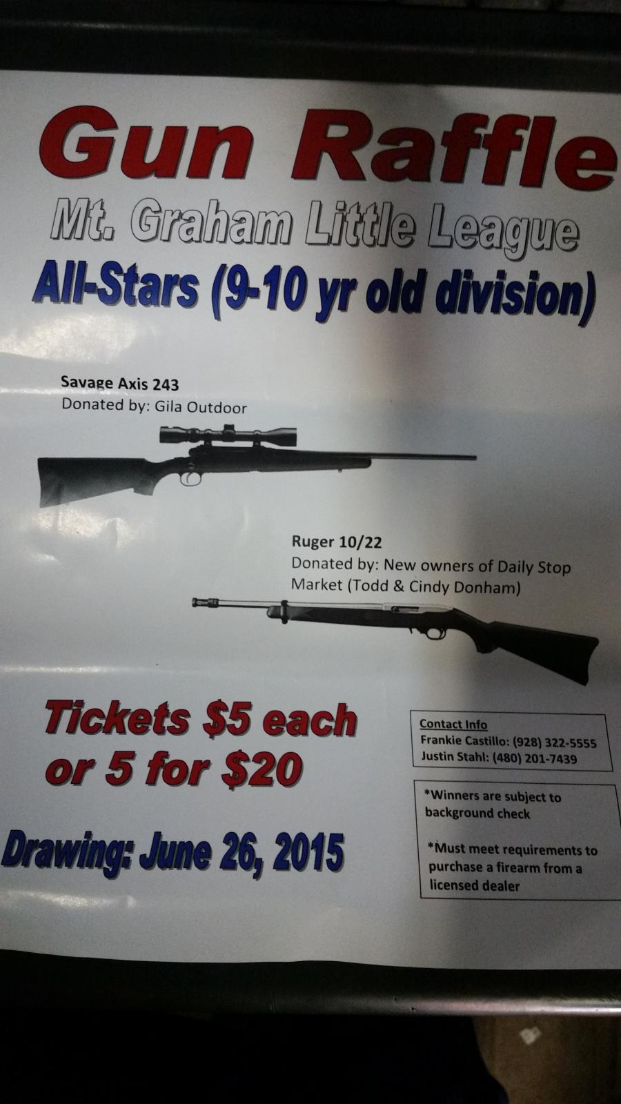 Gun Raffle Flyer Template Free