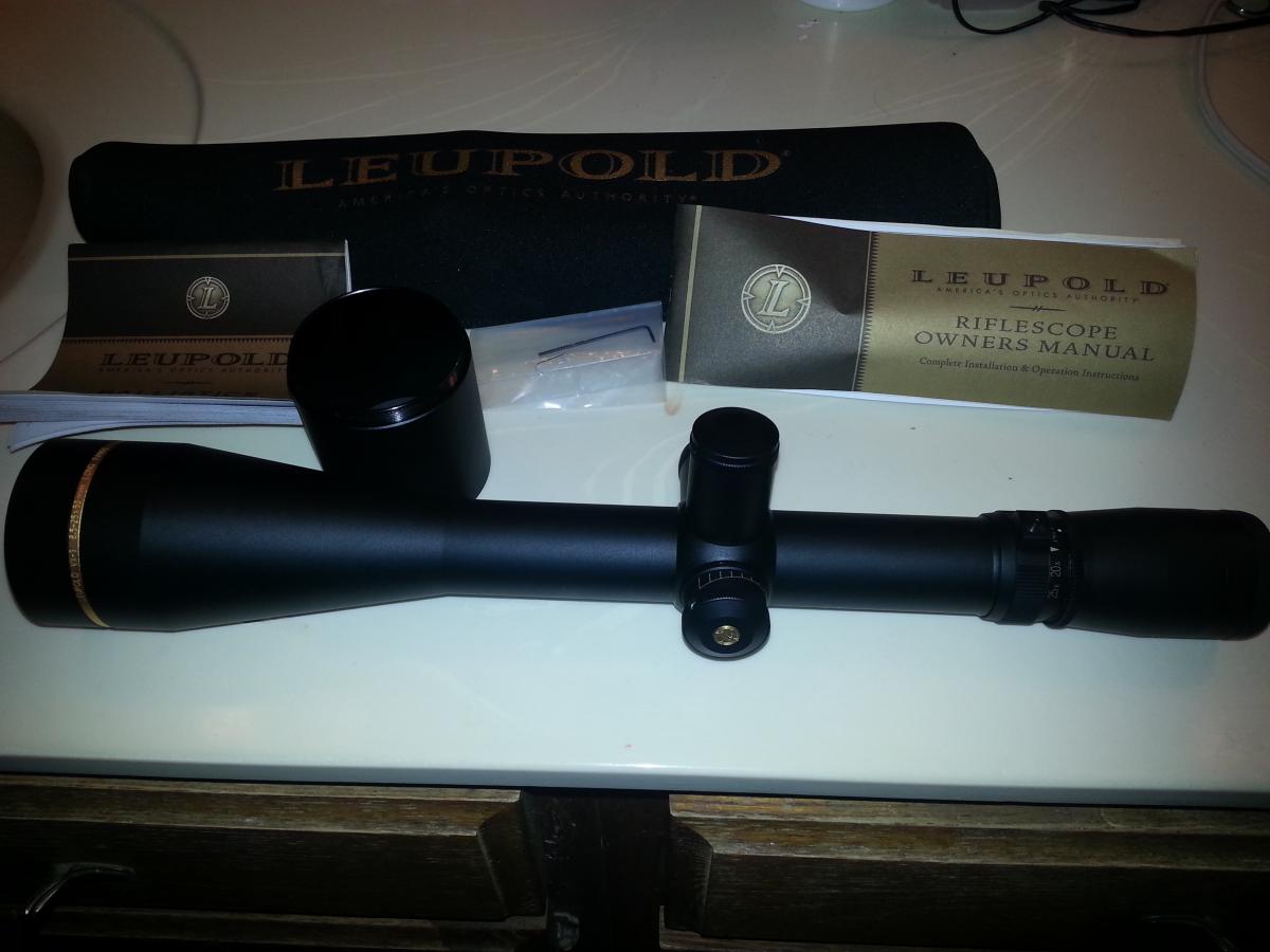 New In Box Leupold VX-3 8.5-25x50mm LR Scope VX-III