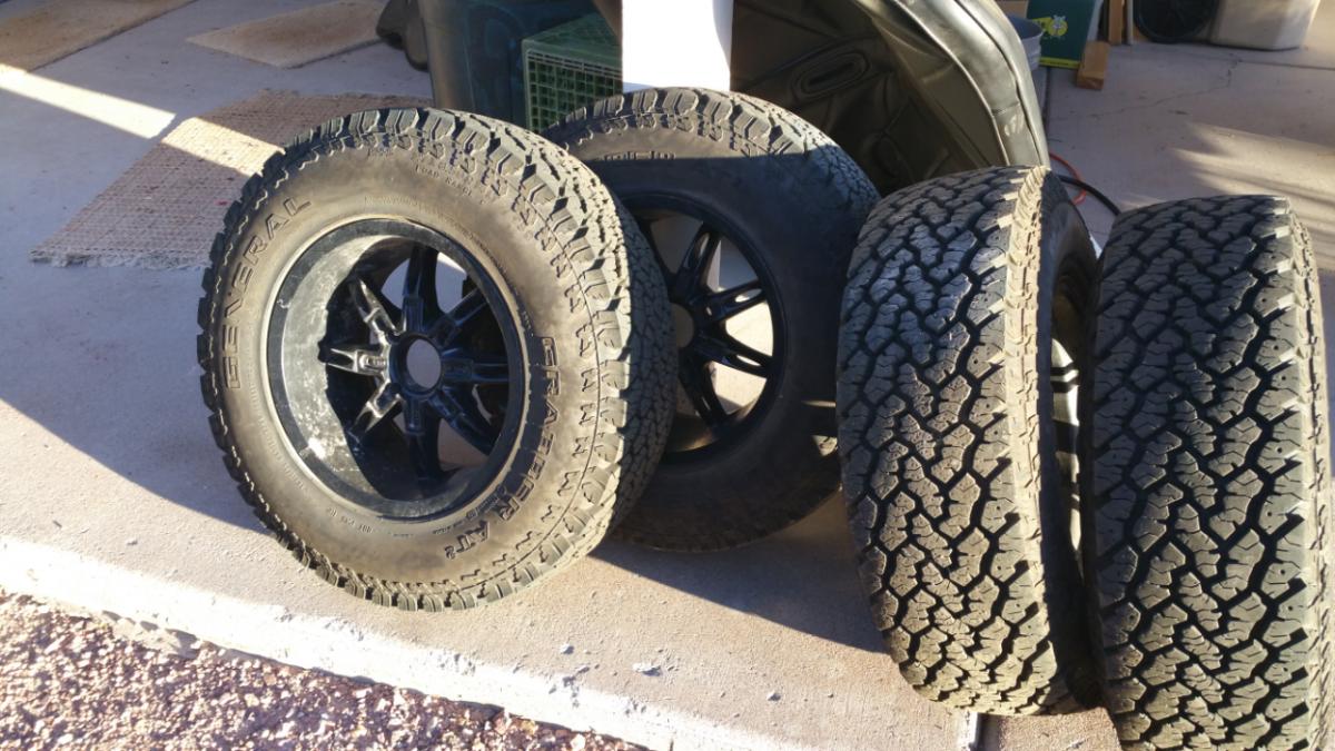 Street tires and wheels for Yamaha Rhino (Sold) - Classified Ads