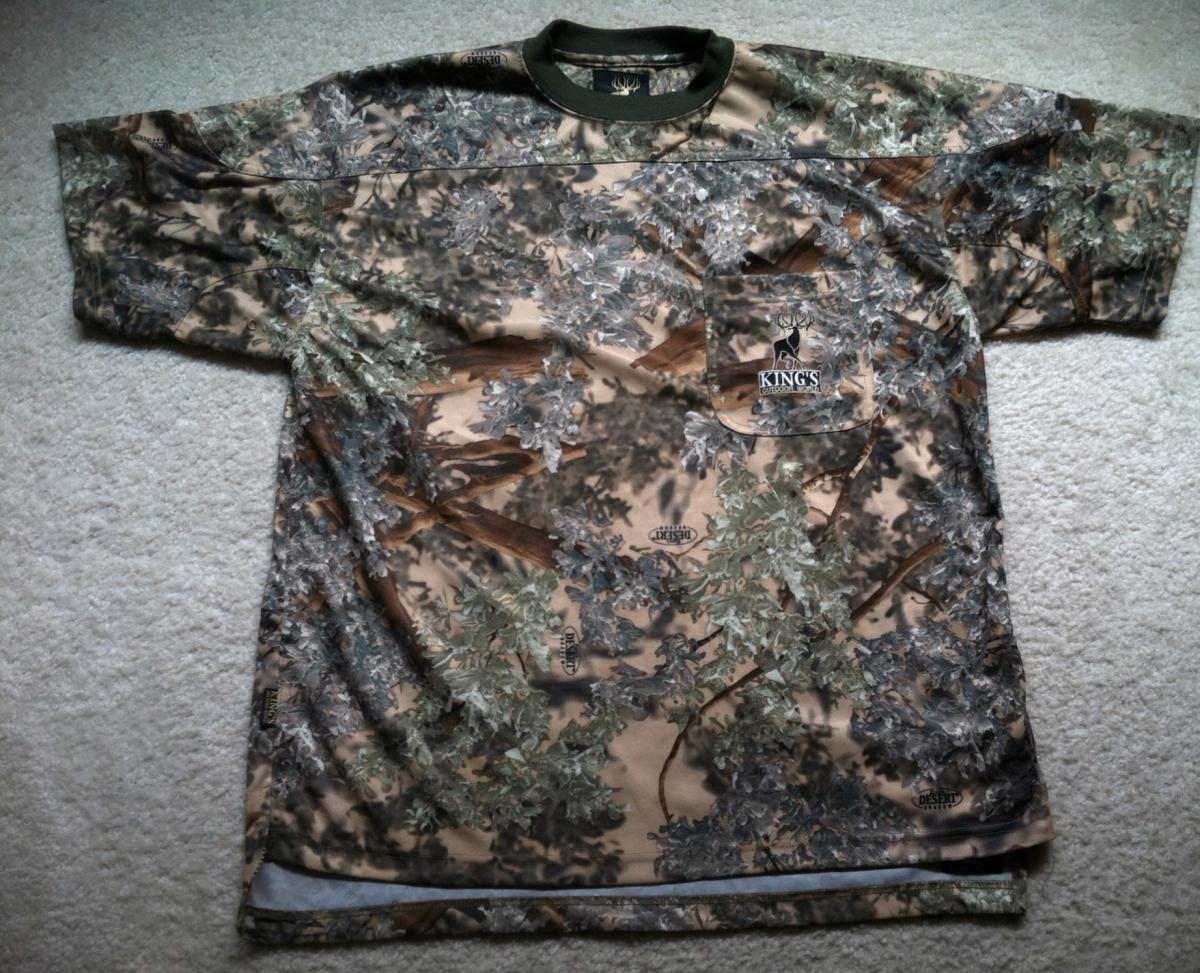 2 king's camo shirts & hats - mountain shadow and desert shadow ...