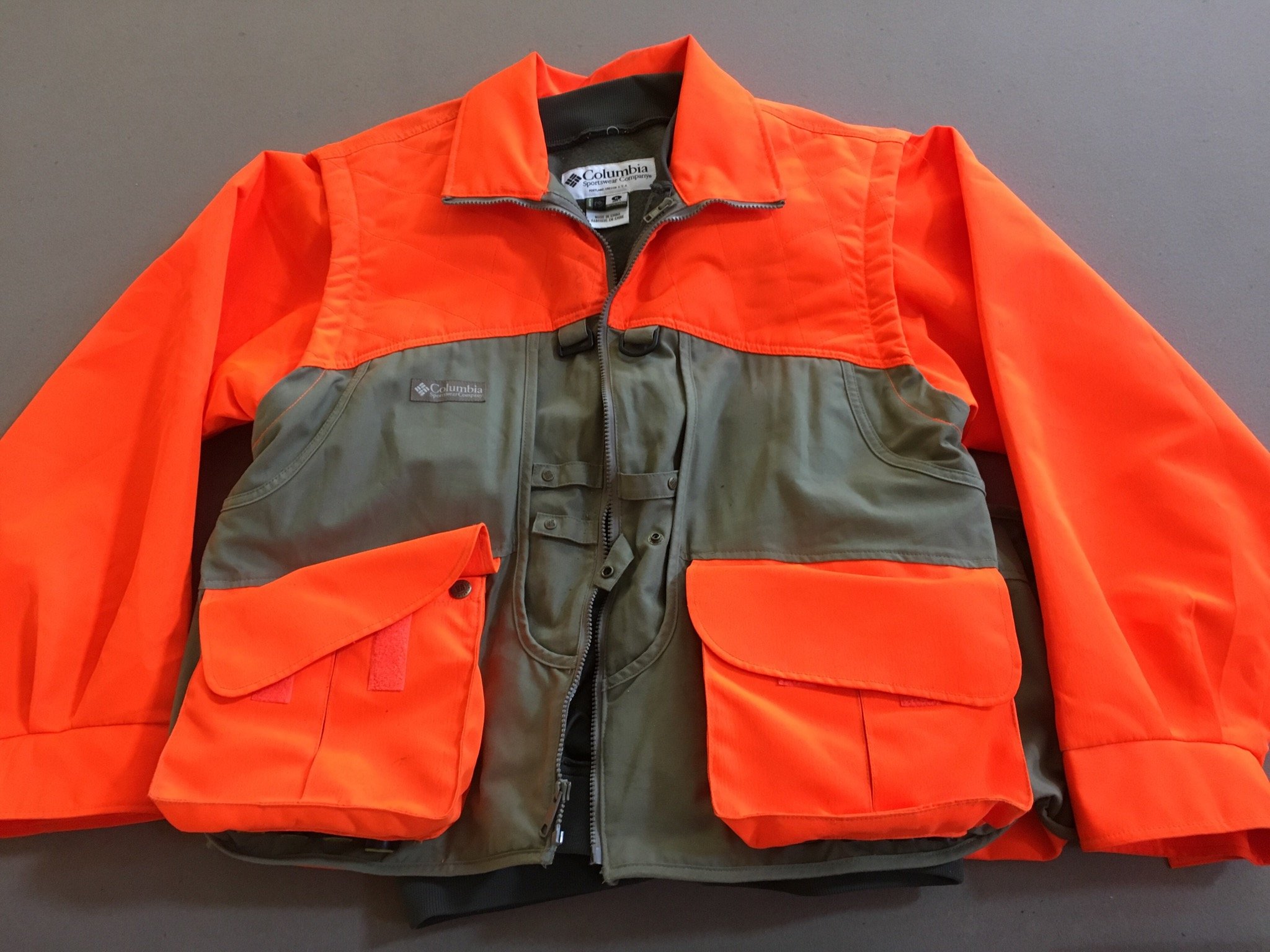 Sold thanks. Columbia bird hunting jacket hunter orange XL $25 ...