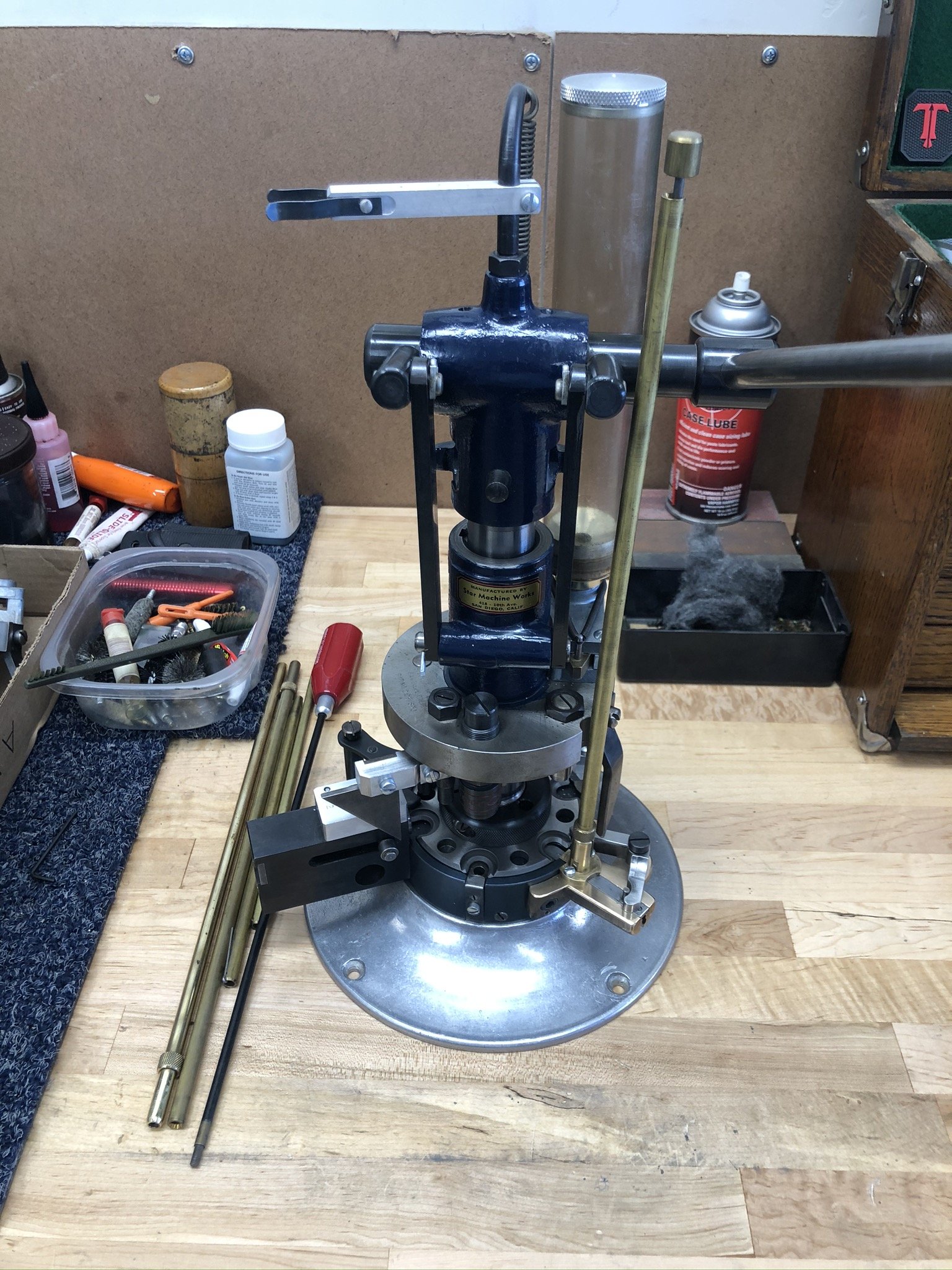 Old School Star Machine works reloader Rifles Reloading and