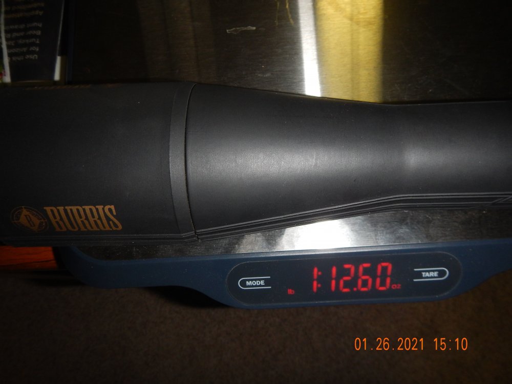 Burris spotting scope weight.JPG