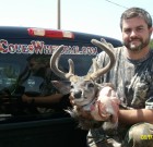 bowhuntaz1 with 2011 velvet buck