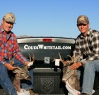 Christian and his father with their bucks