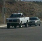 White Truck spotted in Globe