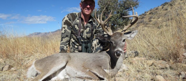 Kevin Kearney takes a double beamed Coues buck in Mexico!